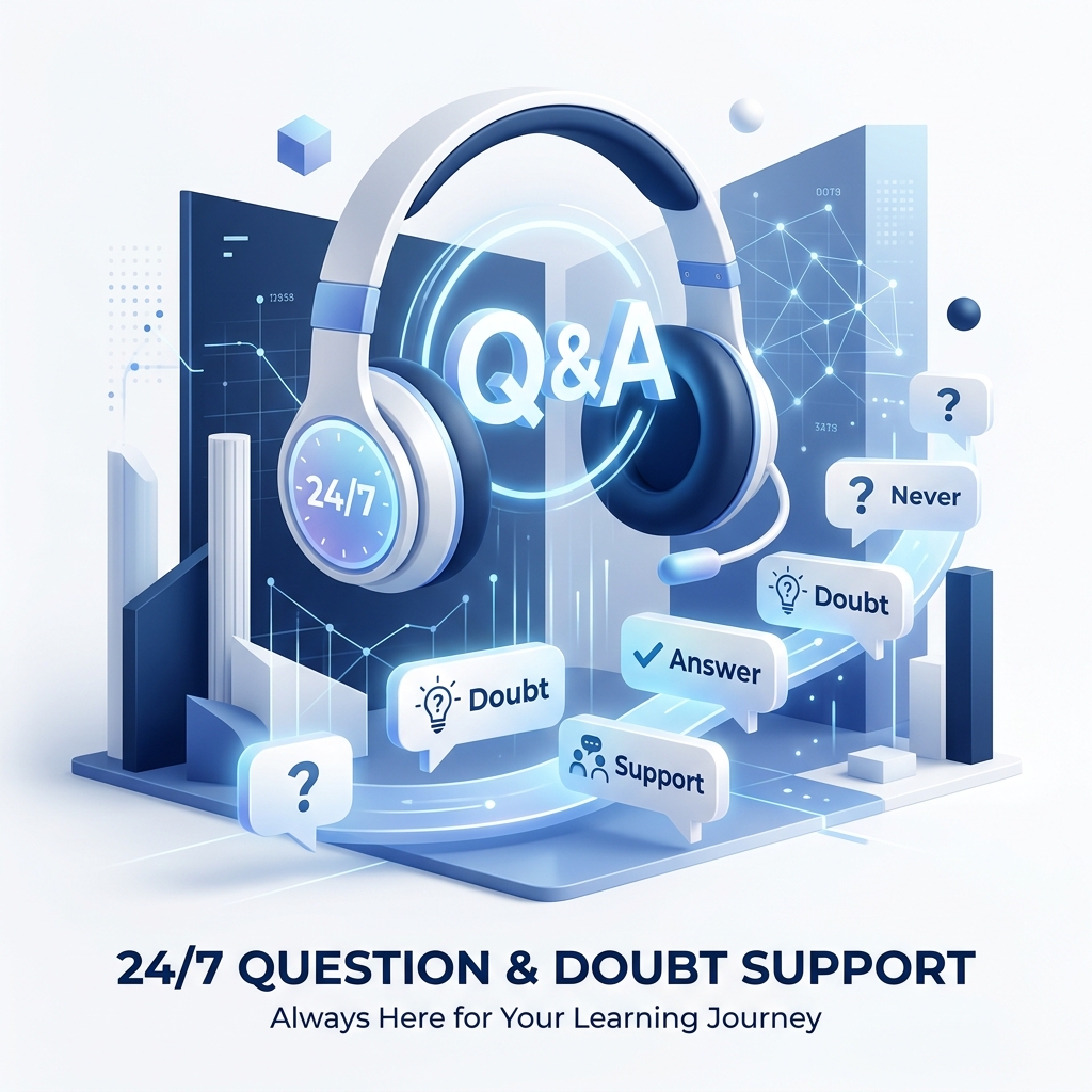 24/7 Doubt Support Team at Dhruv Coaching Center